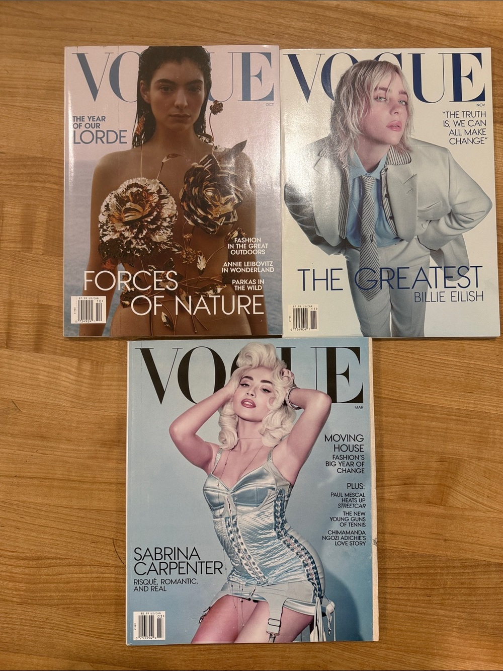 Vogue - Lorde, Billie Eilish, Sabrina Carpenter